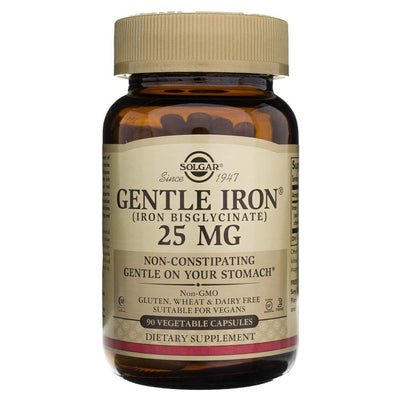 Solgar Gentle Iron 25 mg – 90 kapsulių