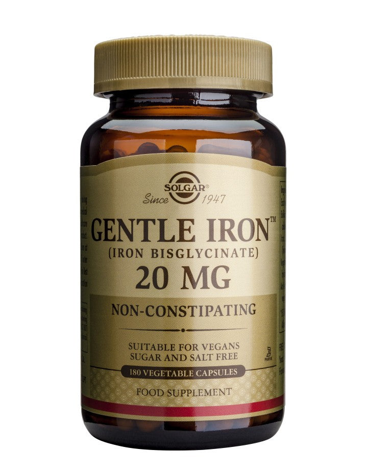 Solgar Gentle Iron 25 mg – 180 kapsulių