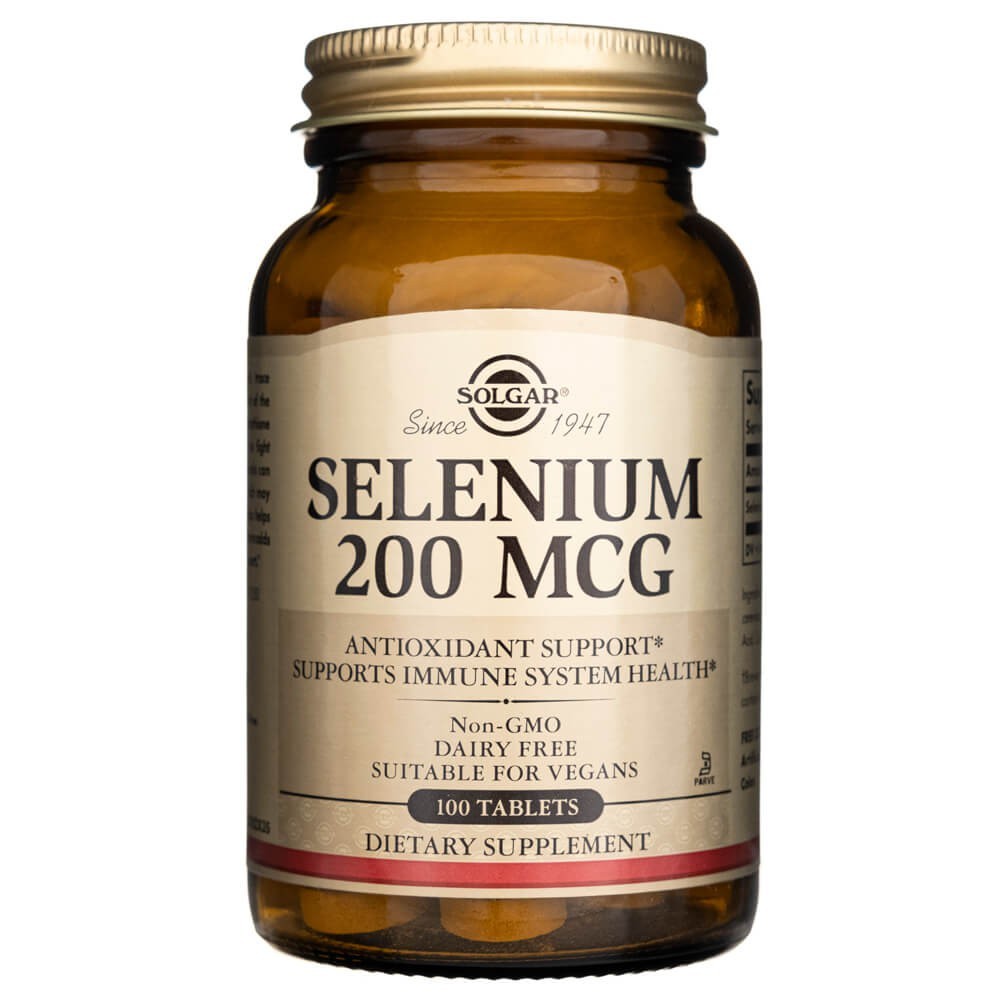 Solgar Selenas 200 mcg - 100 tablečių