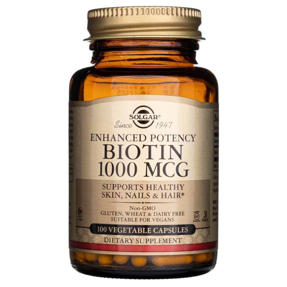 Solgar Biotinas 1000 mcg - 100 kapsulių