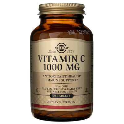 Solgar vitaminas C 1000 mg - 90 tablečių