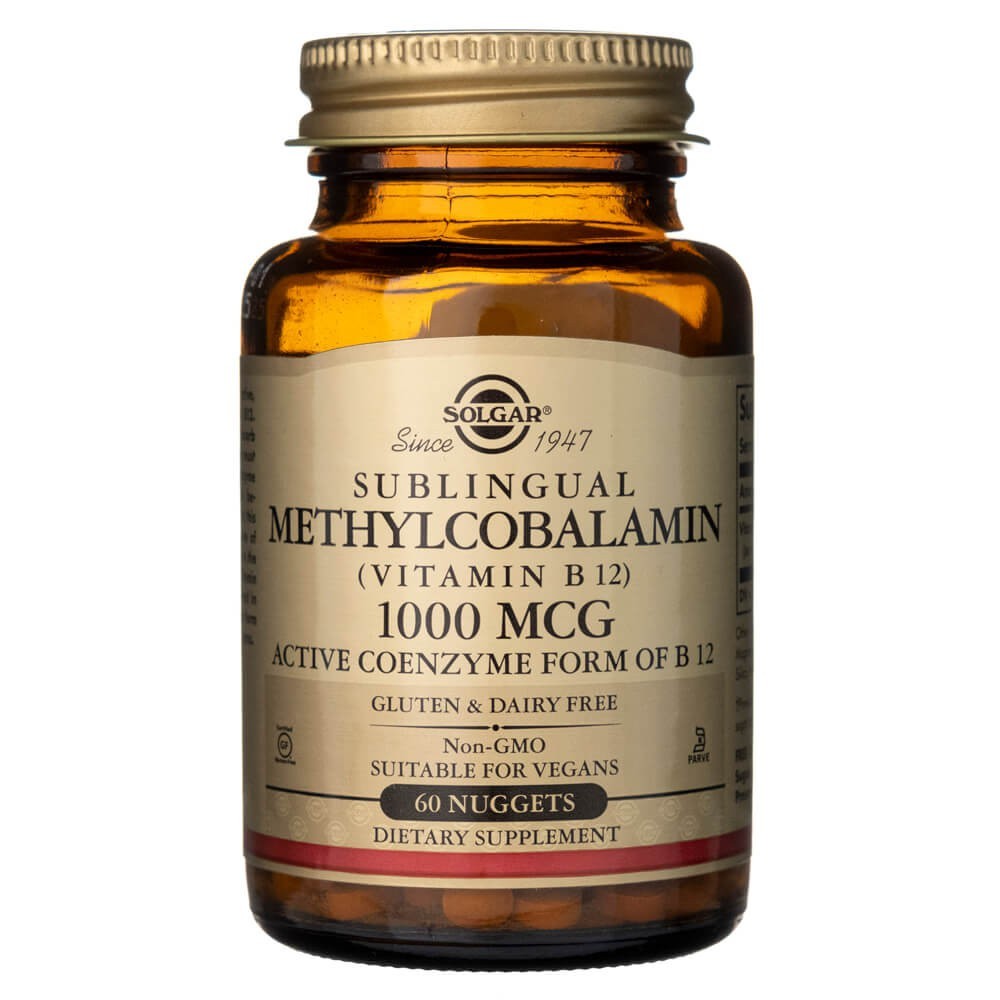 Solgar Sublingual Methylcobalamin 1000 mcg - 60 tablečių