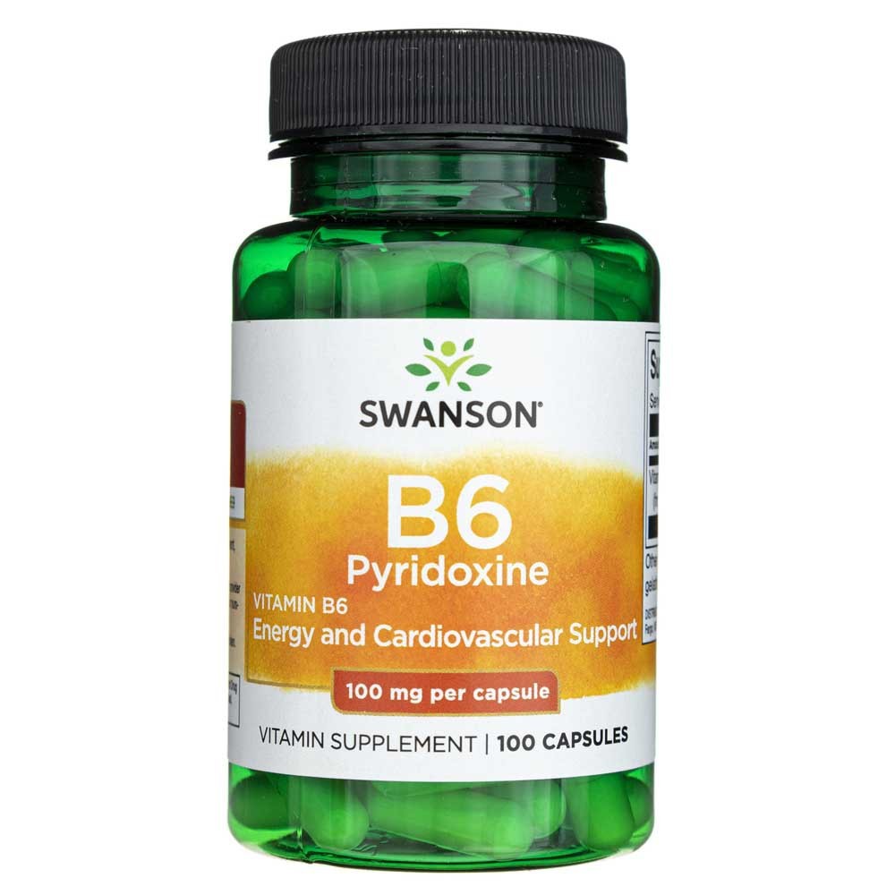 Swanson vitaminas B6 piridoksinas 100 mg - 100 kapsulių