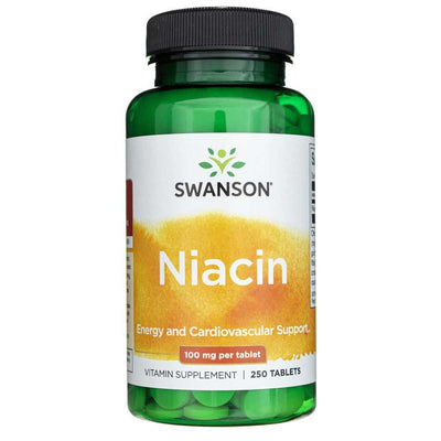 Swanson Niacinas 100 mg - 250 tablečių