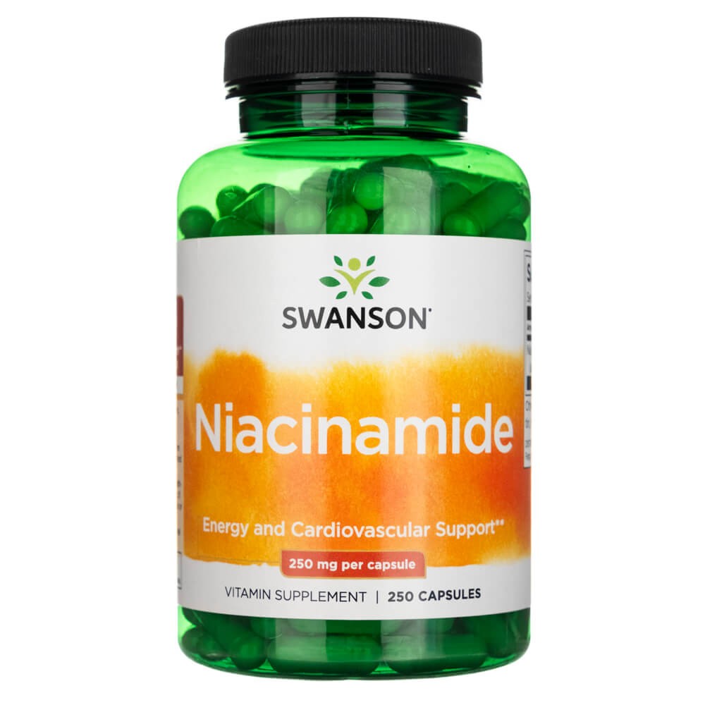 Swanson Niacinamide (Niacinamidas) 250 mg - 250 kapsulių