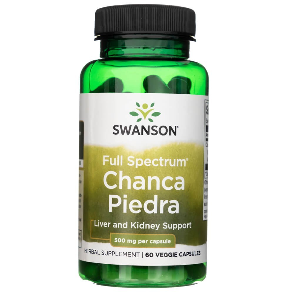 Swanson Full Spectrum Chanca Piedra 500 mg – 60 kapsulių