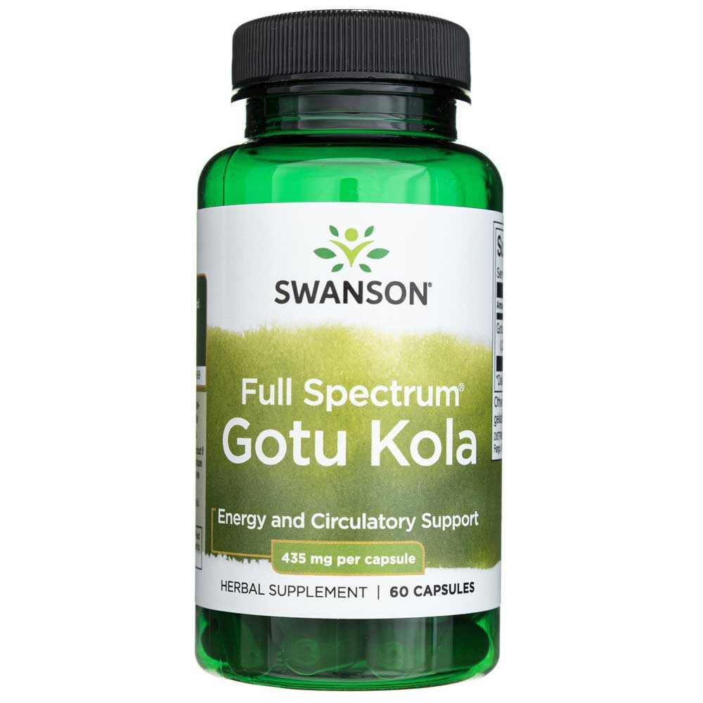 Swanson Full Spectrum Gotu Kola 435 mg – 60 kapsulių