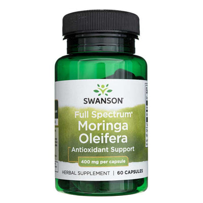 Swanson Full Spectrum Moringa Oleifera 400 mg - 60 kapsulių