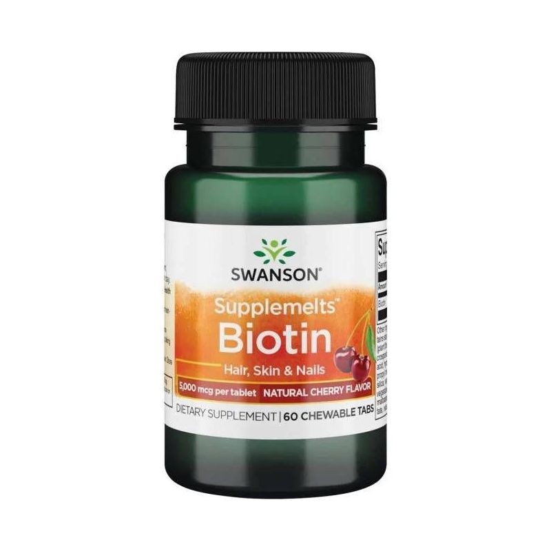 Swanson Biotin - 60 pastilių