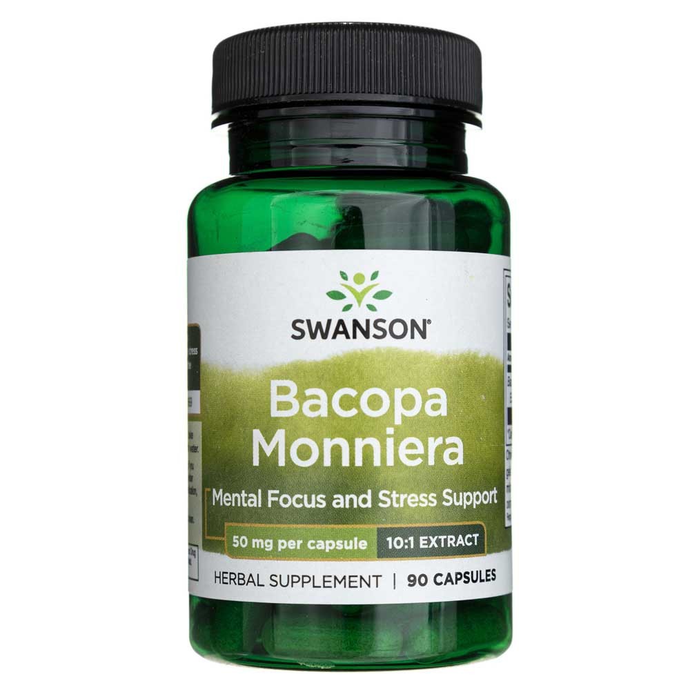 Swanson Bacopa Monniera (Bacopa minor) 50mg - 90 kapsulių