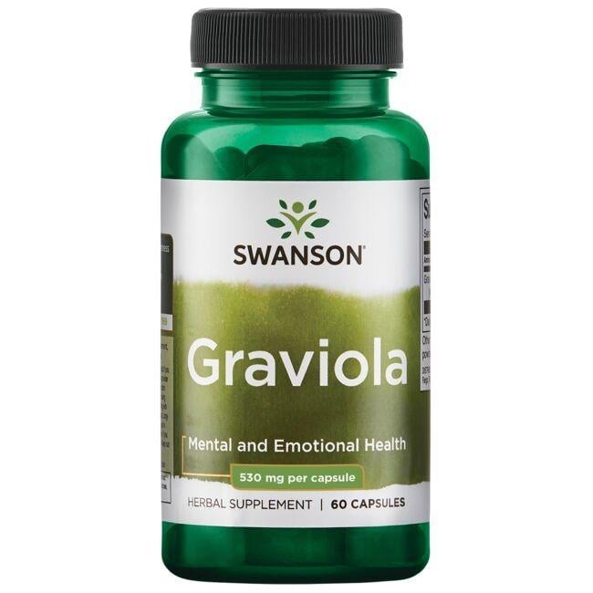 Swanson Graviola 530 mg – 60 kapsulių