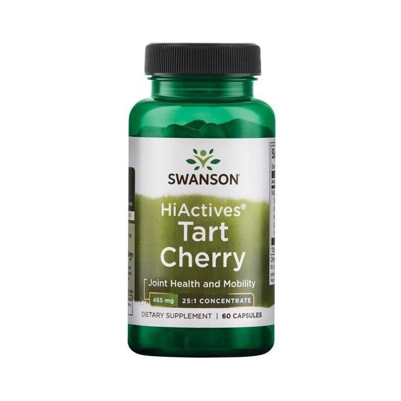 Swanson HiActives Tart Cherry 465 mg - 60 kapsulių