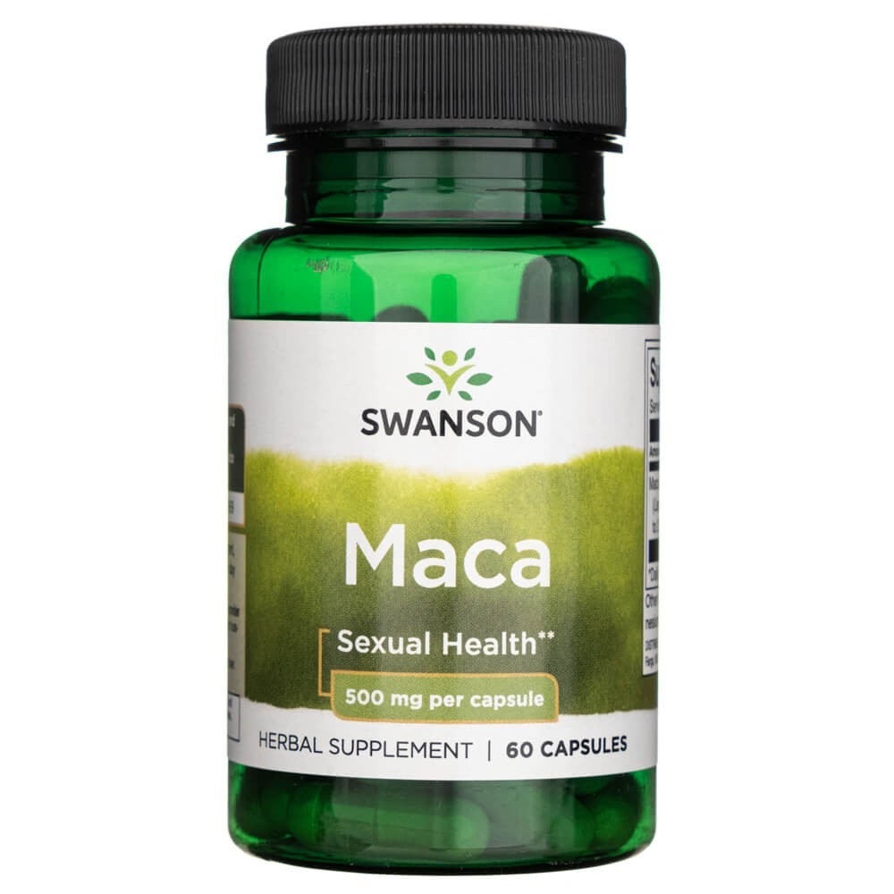 Swanson Maca 500 mg – 60 kapsulių