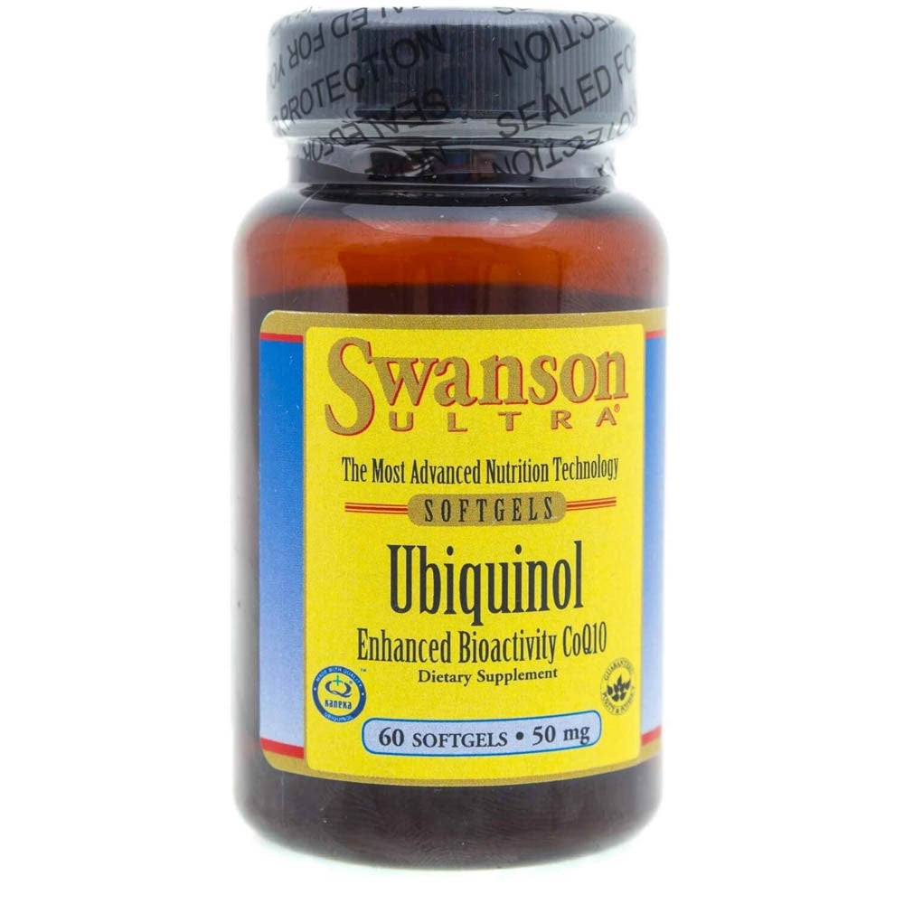 Swanson Ubichinolis (Ubichinolis ) 50 mg - 60 kapsulių