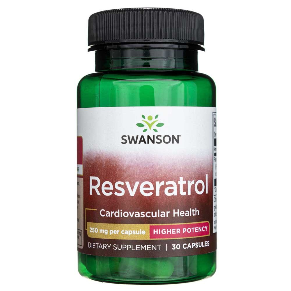 Swanson Resveratrol 250 mg - 30 kapsulių