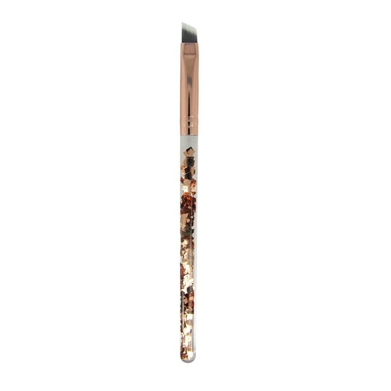 Teptukas ANGLED BROW BRUSH with glitter inside FOXY FLOE kaina