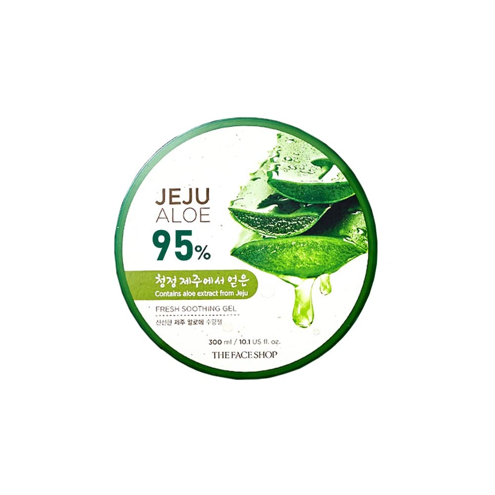 The Face Shop gelis su alaviju 95% Jeju Aloe Fresh raminamasis gelis - 300 ml