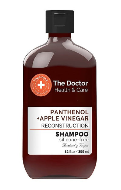 THE DOCTOR HEALTH & CARE Sampunas Rekonstrukcija, Pantenolis + Obuoliu actas, 355 ml kaina