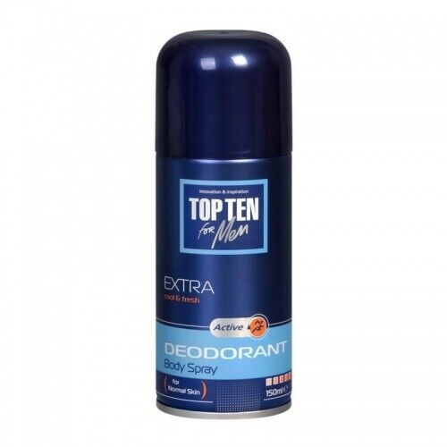 TOP TEN Active Purskiamas kuno dezodorantas normaliai odai, 150 ml kaina