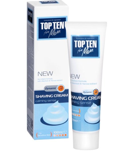 TOP TEN Dynamic Skutimosi kremas, 100 ml kaina