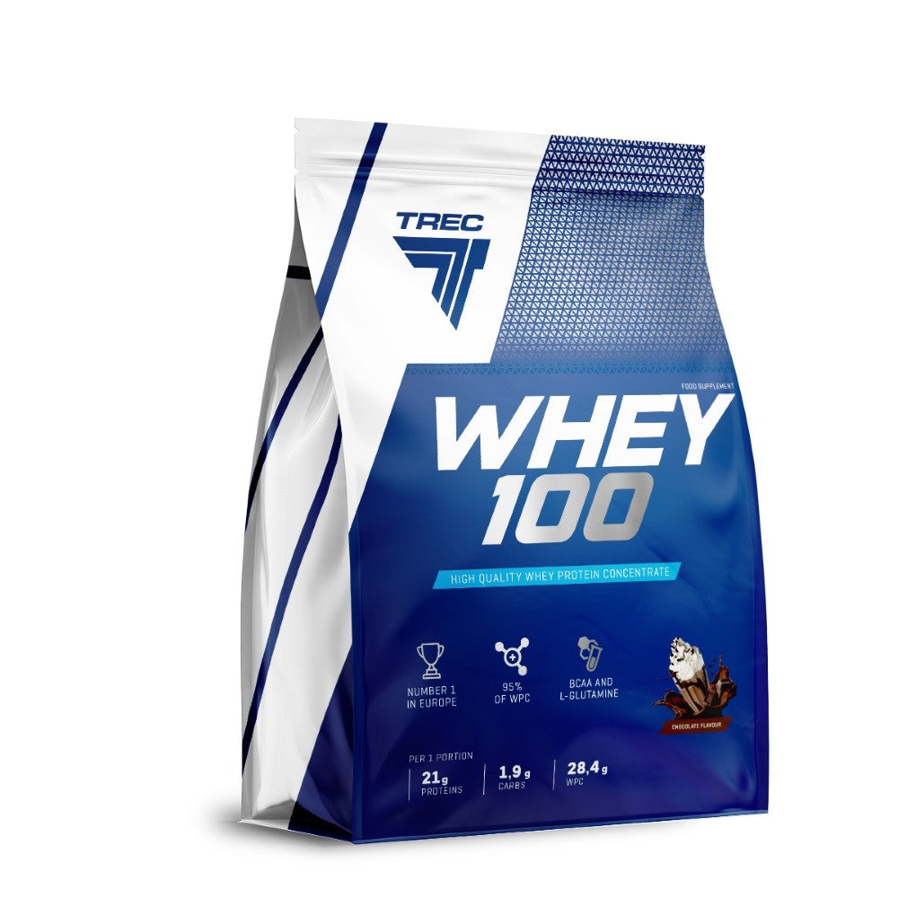 Trec Whey 100 Chocolate išrūgų baltymų koncentratas - 2275 g