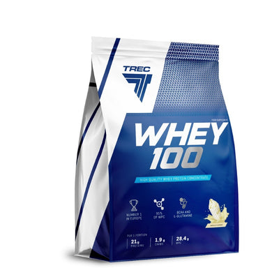 Trec Whey 100 Vanilla išrūgų baltymų koncentratas - 2275 g