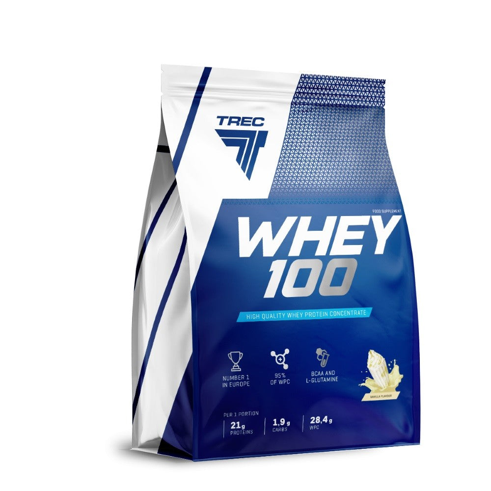 Trec Whey 100 Išrūgų baltymų koncentratas vanilė - 2275 g