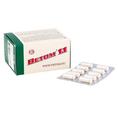 Vetom 1.1 probiotikas – Bacillus subtilis, žarnyno mikroflorai, imunitetui, 50 kapsulių