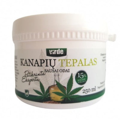 Virde, Kanapių tepalas, 250ml kaina