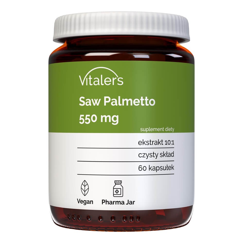 Vitaler's Saw Palmetto 550 mg - 60 kapsulių