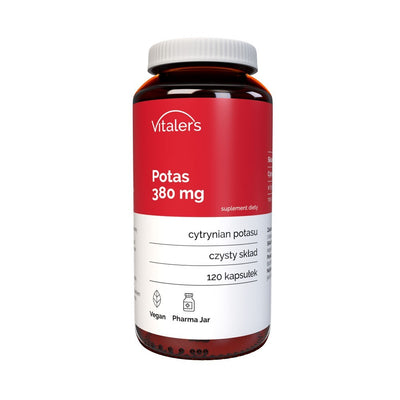 Vitaler kalio citratas 380 mg - 120 kapsulių