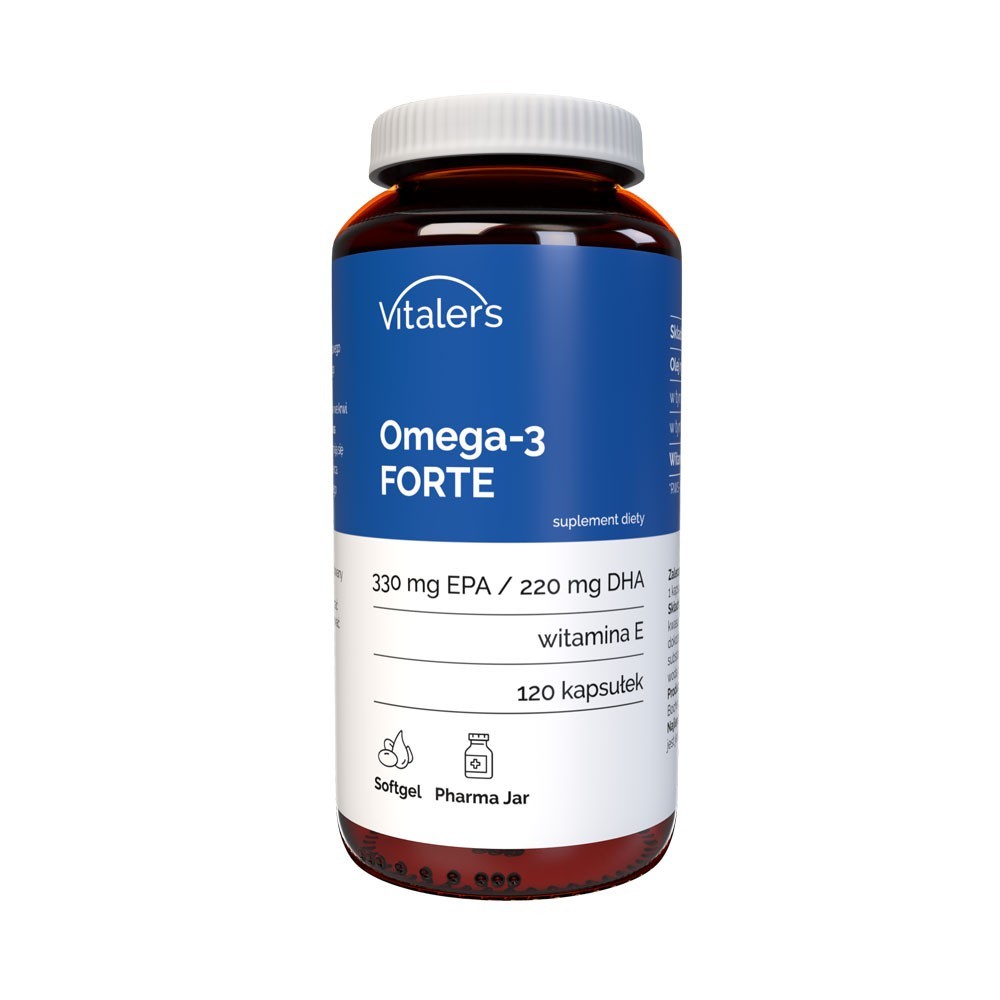 Vitaler's Omega-3 FORTE 1000 mg - 120 kapsulių