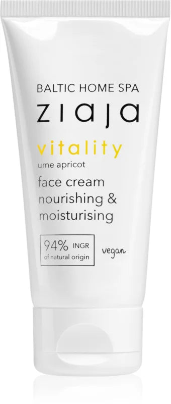 Ziaja Baltic Home Spa Vitality feuchtigkeitsspendende und nährende Gesichtscreme, 50 ml