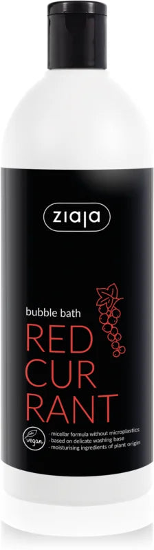 Ziaja Bubble Bath Badeschaum Rote Johannisbeere, 500 ml