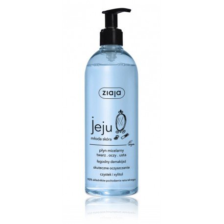 Ziaja Jeju Young Skin unparfümiertes Mizellenwasser, 390 ml