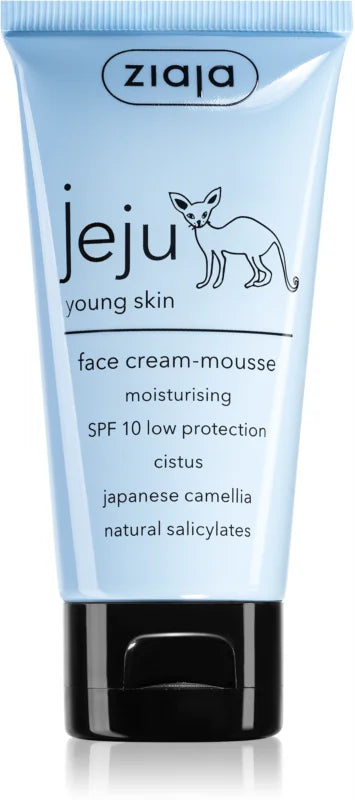 Ziaja Jeju Young Skin Feuchtigkeitscreme mit leichter Textur für junge Haut, 50 ml