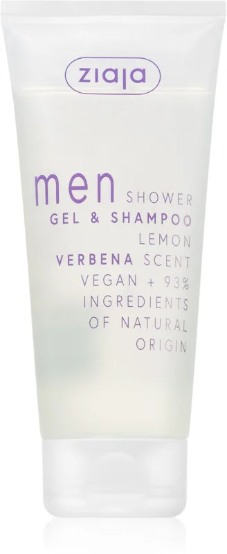 Ziaja MEN Verbena Duschgel und Shampoo „two in one“, 200 ml