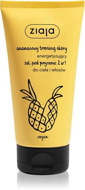 Ziaja Ananas-Energetisierungs-Duschgel für Körper und Haar, 160 ml