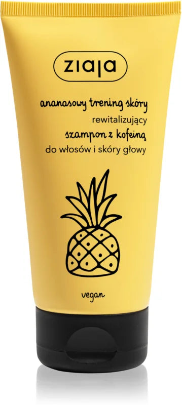 Ziaja Ananas-Erfrischungsshampoo mit Koffein, 160 ml