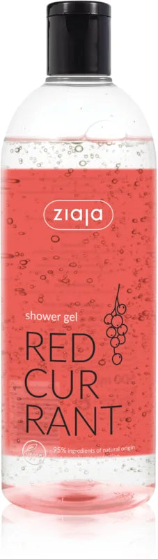 Ziaja Red Currant energizuojamoji dušo želė, 500 ml