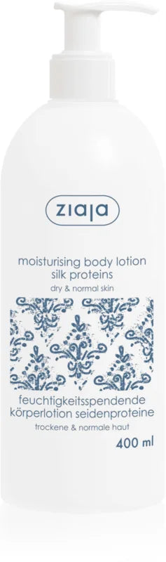 Ziaja Silk feuchtigkeitsspendende Körperlotion mit Butterbaumöl, 400 ml