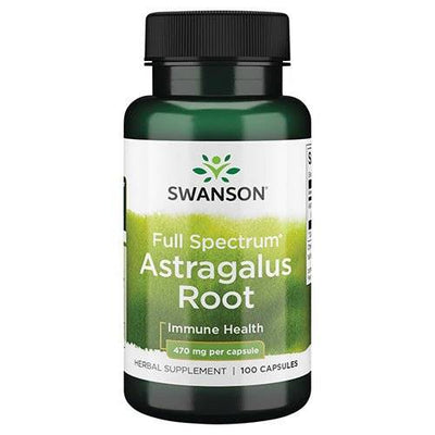 Swanson Astragalus (Kulkšnė) 470mg 100 Kapsulių kaina