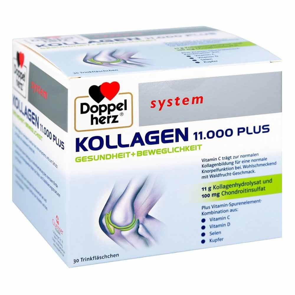 DOPPELHERZ SYSTEM KOLLAGEN 11.000 PLUS Sąnariams kaina