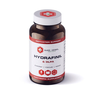 Energijai HYDRAFINIL + DLPA Swiss Herbal 30 kaina