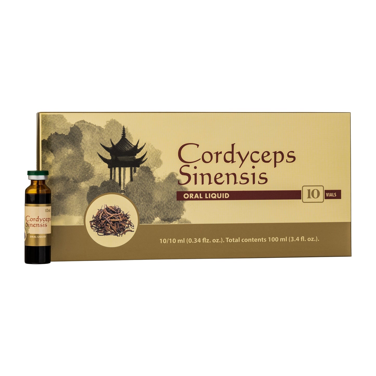 Kininis Kordicepsas Cordyceps Sinesis, 100ml kaina