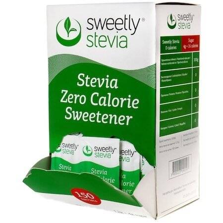 MAISTO PAPILDAS STEVIJA MILTELIAI 150 PAKELIŲ PO 1,2 MG DIABETUI kaina