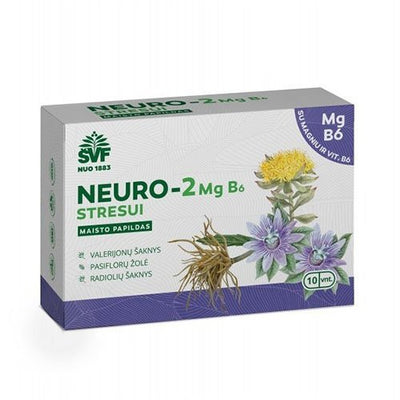 NEURO-2 MG B6 STRESUI, 30 kapsulių kaina