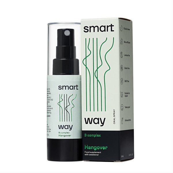 Smart Way purškiamas maisto papildas HANG OVER, 30 ml kaina