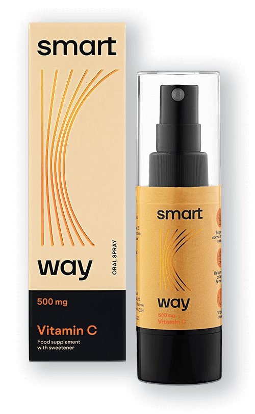 Smart way purškiamas maisto papildas su acerola VITAMINAS C , 30 ml kaina