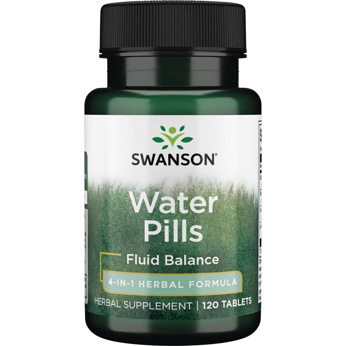 Swanson Water Pills skysčių varimui, 120 tablečių kaina